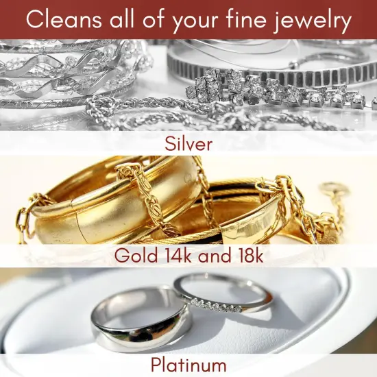 Cleaning Cloth Pure Cotton Made in USA for Gold, Silver, and Platinum Jewelry, Eco Friendly Large Cleaner Cloth 11 x 14 in. Keeps Jewelry Clean and Shiny {4}