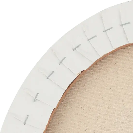 Paramount Cotton Oval Canvas, Box of 6 - Medium Texture, 11/16" Thick, 9 oz. Double Primed, Acid-Free, Non-Ghosting Raised Edge Stretcher Frame, Smooth Edge Oval Canvases for Painting {5}