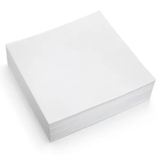 Precut Butcher Paper Sheets for Sublimation & Heat Press Crafts, (Small, 3 in x 3 in) White, Uncoated {1}