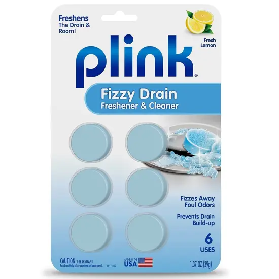 Plink Garbage Disposal Cleaner & Disposer Deodorizer 40 Lemon Treatment Pack and Plink Fizzy Drain Cleaner 6 Treatment Pack Combo {2}