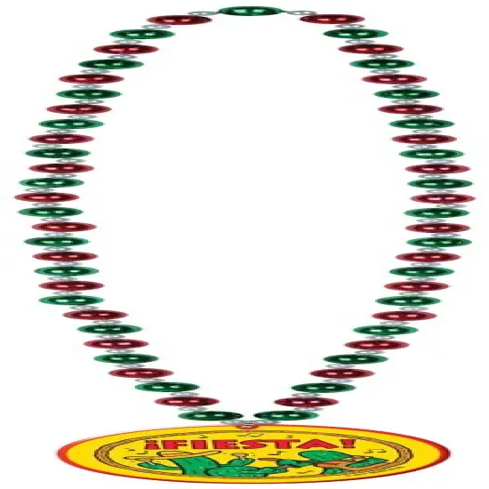 Beads w/Fiesta! Medallion (Pack of 12) {1}