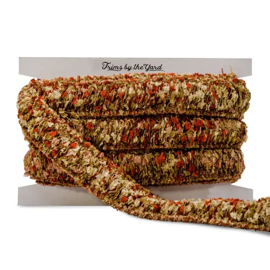 5 Yards of Confetti Cut Fringe - Cinnamon Multi | 5 yard cut {3}