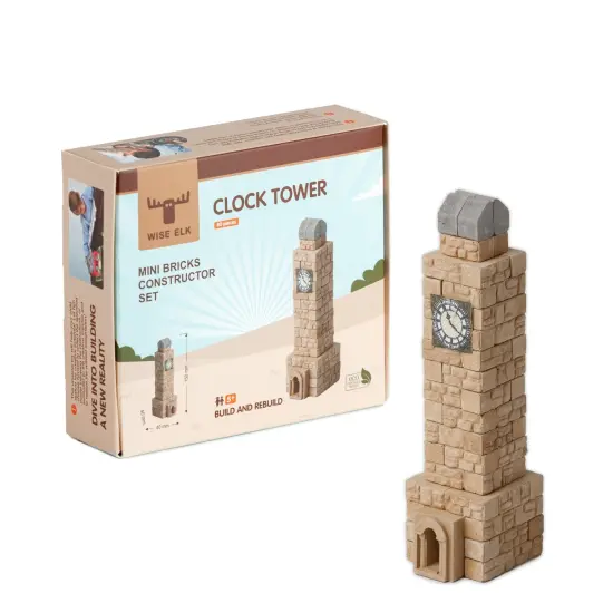 Mini Bricks Construction Set - Clock Tower {1}