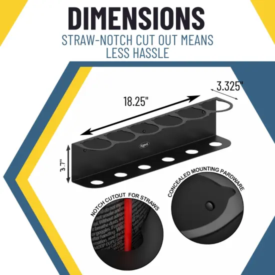 Aerosol Spray Can Holder | Craft Workspace Paint Bottle Organizer {3}