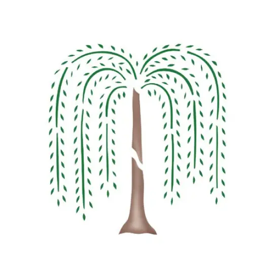 Tree of Life Wall Stencil | 282A by Designer Stencils | Animal & Nature Stencils | Reusable Art Craft Stencils for Painting on Walls, Canvas, Wood | Reusable Plastic Paint Stencil for Home Makeover | Easy to Use & Clean {1}