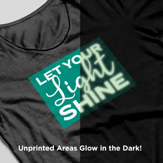 Printworks Glow Fabric Transfers, for All Colored Fabrics, 4 Sheets, Inkjet, 8.5 x 11 (00534) {3}