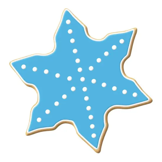 Snowflake Ninja Star Cookie Cutter 3.5 in, CookieCutter.com, Tin Plated Steel, Handmade in the USA {3}