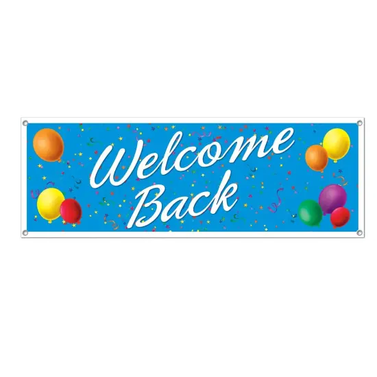 Welcome Back Sign Banner (Pack of 12) {1}