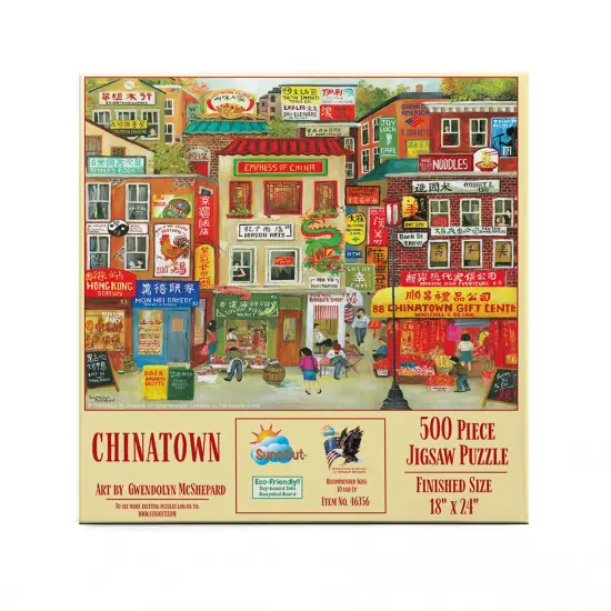 Sunsout Chinatown 500 pc Jigsaw Puzzle 46356 {4}