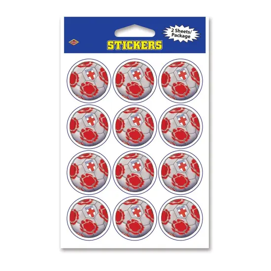 Stickers - England (Pack Of 12) {1}