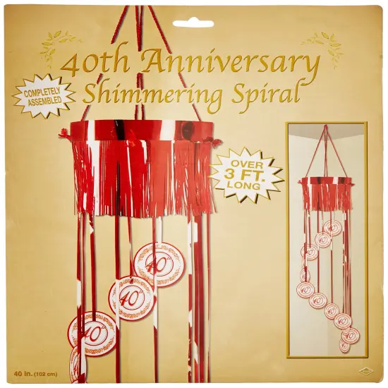 40th Anniversary Shimmering Spiral (Pack of 12) {1}
