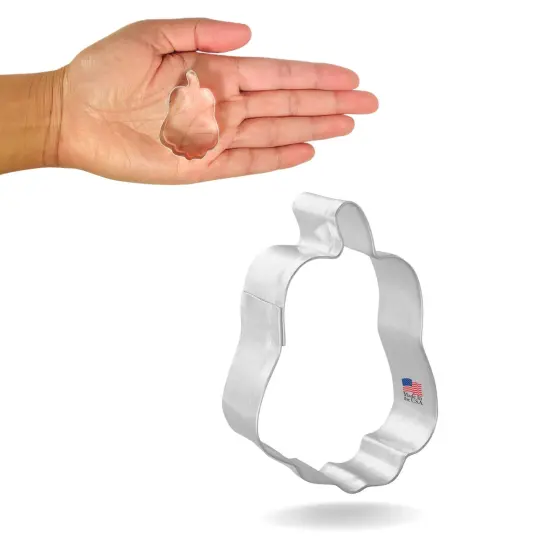 CookieCutter.com Mini Tall Pumpkin 1.75 in Cookie Cutter Halloween Tin Plated Steel Made in USA {1}