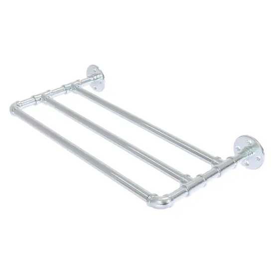 Pipeline Collection 24 Inch Wall Mounted Towel Shelf {1}