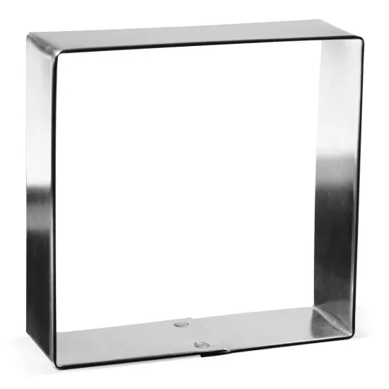 Square Cookie Cutter 3 in B0709, CookieCutter.com, Tin Plated Steel, Handmade in the USA {1}