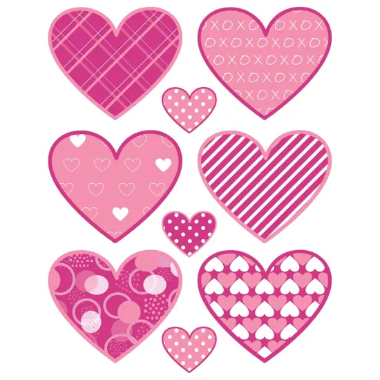 Valentines Day Clings, (Pack of 12) {1}