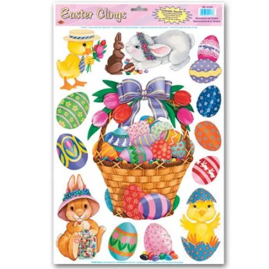 Easter Basket & Friends Clings (Pack of 12) {1}