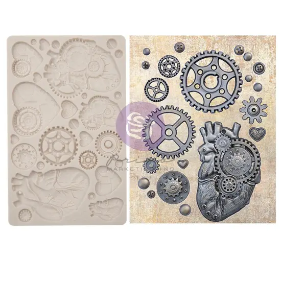 Finnabair Decor Moulds 5"X8"-Love Machine {3}