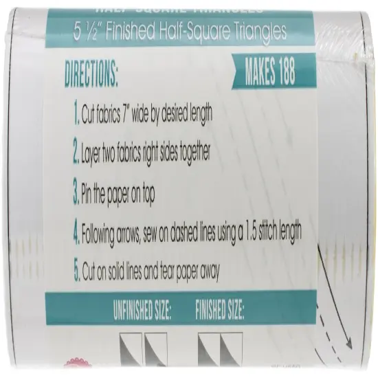 It's Sew Emma Half-Square Triangles On A Roll-50' 5.50" Finished Size {5}