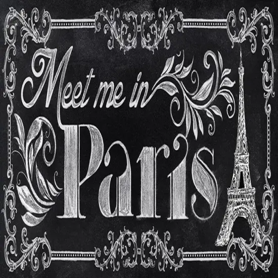 Meet Me in Paris Poster Print by Conrad Knutsen # 15892 {1}