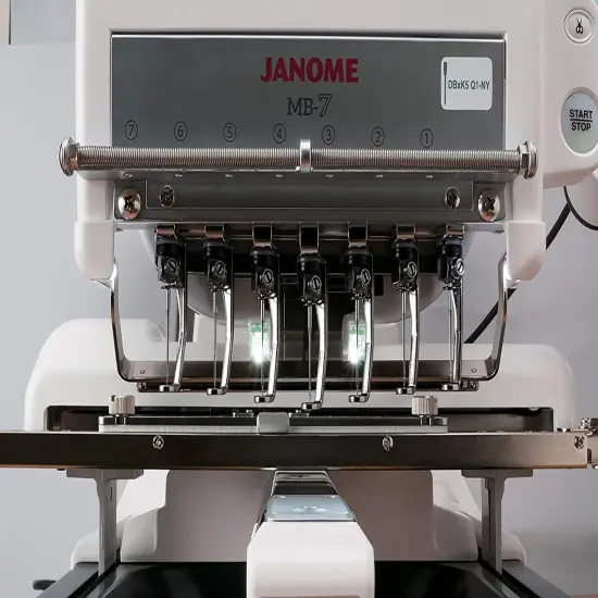 Janome MB7 Multi-Needle Computerized Embroidery Machine {2}