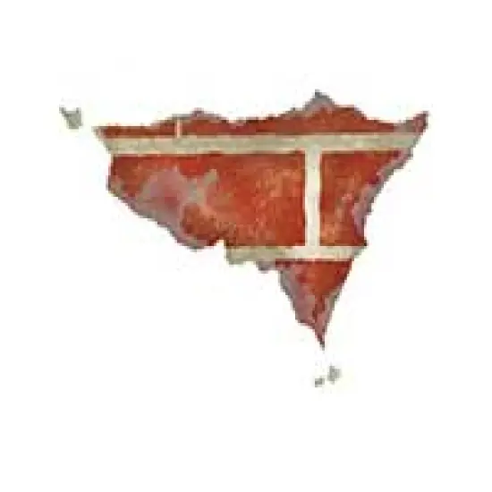 Single Crumbling Brick Wall Stencil | 3036 by Designer Stencils | Pattern Stencils | Reusable Stencils for Painting | Safe & Reusable Template for Wall Decor | Try This Stencil Instead of a Wallpaper | Easy to Use & Clean {2}