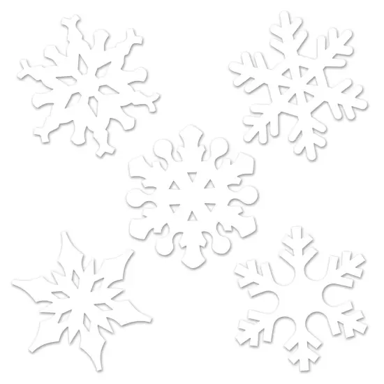 Mini Snowflake Cutouts (Pack of 24) {1}