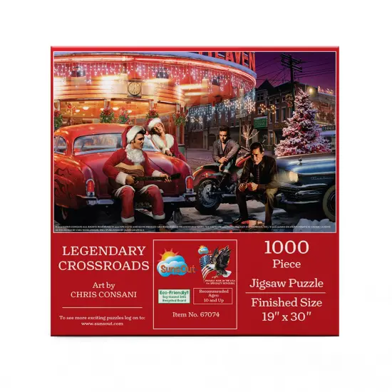 Sunsout Legendary Crossroads 1000 pc Christmas Jigsaw Puzzle 67074 {4}