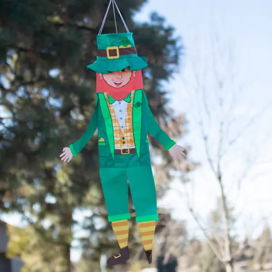 In the Breeze 5172 - Leprechaun 40 Inch Breeze Buddy Windsock - Hanging St. Patrick's Decoration - Outdoor Holiday D&eacute;cor {3}