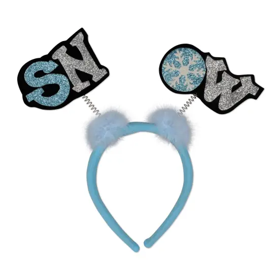 Glittered Snow Boppers (Pack of 12) {1}
