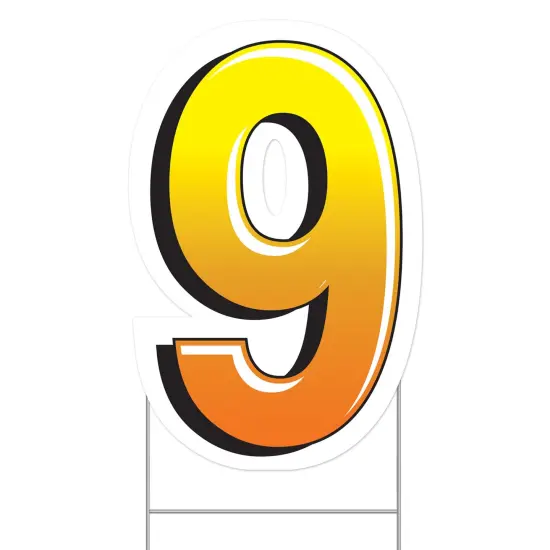 Plastic9Yard Sign, (Pack Of 3) {1}