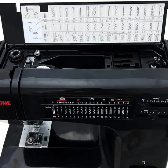 Janome HD5000BE Black Edition Heavy Duty Mechanical Sewing Machine {2}