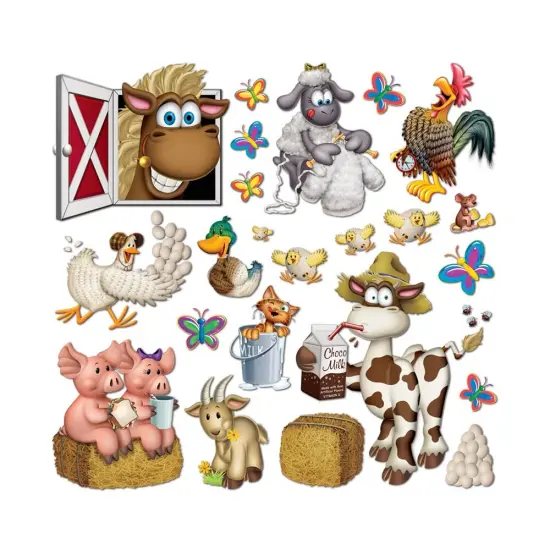 Farm Animal Props (Pack of 12) {1}