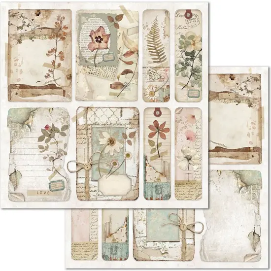 Stamperia Double-Sided Paper Pad 8"X8" 10/Pkg-Imagine, 10 Designs/1 Each {6}