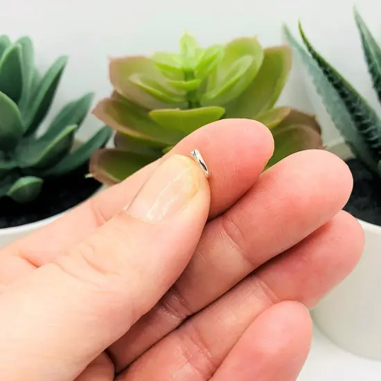 100, 500 or 1,000 Pieces: 6 mm Bright Silver Plated Open Jump Rings, 18g {4}