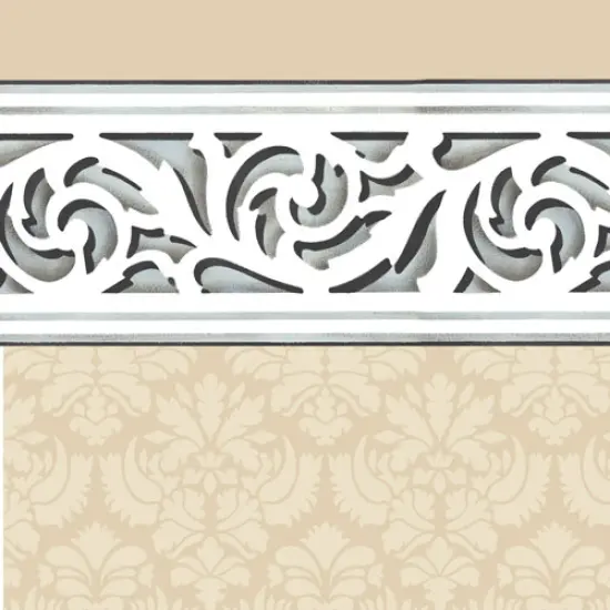 Small Trellis Molding Wall Stencil | 2912 by Designer Stencils | Pattern Stencils | {3}
