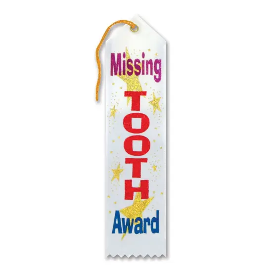 Missing Tooth Award Ribbon (Pack of 6) {1}