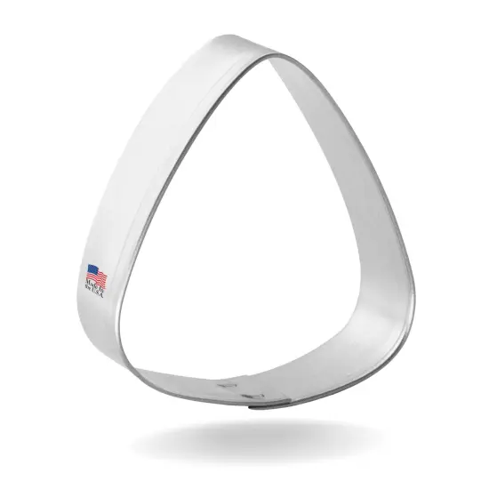 CookieCutter.com Mini Pie Slice, Candy Corn 1.75 in Cookie Cutter Tin Plated Steel, Made in USA {3}