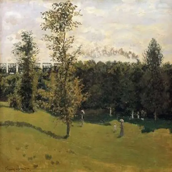 Train In The Countryside 1870 Poster Print by Claude Monet - Item # VARPDX373857 {1}