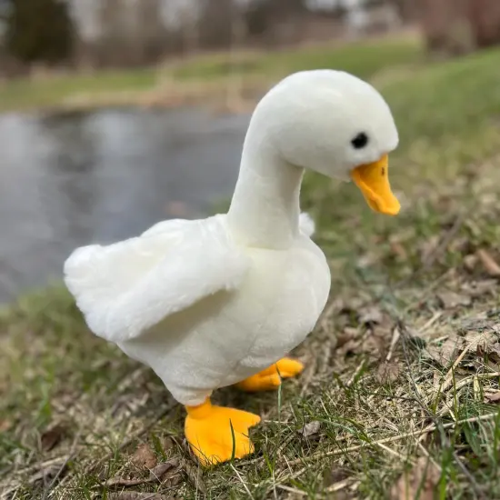 Meet Mother Goose - The Cuddly and Poseable Plush Toy for Your Child {1}