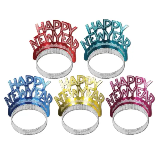 Happy New Year Tiaras (Pack of 50) {1}