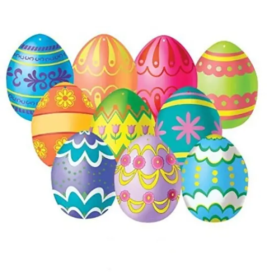 Mini Easter Egg Cutouts (Pack of 24) {1}