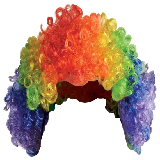Rainbow Clown Wig (Pack of 12) {1}