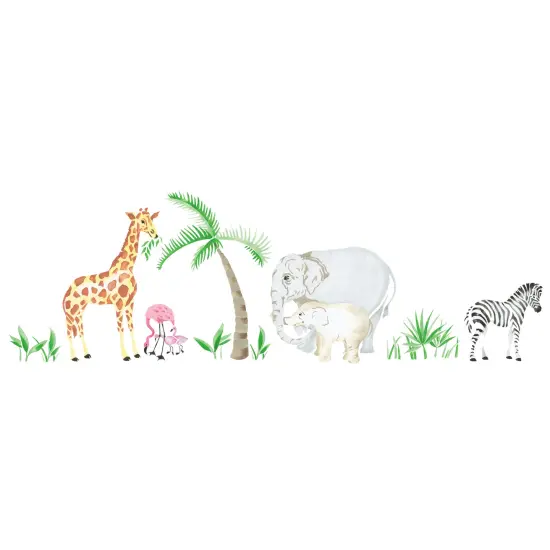 Safari Wall Stencil Border | 2868 by Designer Stencils | Animal & Nature Stencils | {1}