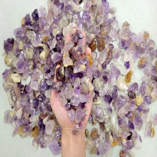 CrushedRaw Amethyst Crystal Chips {1}