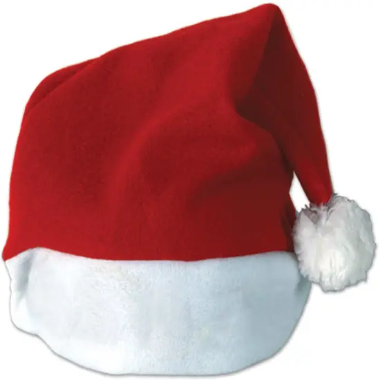 Plush Santa Hat (Pack of 12) {1}