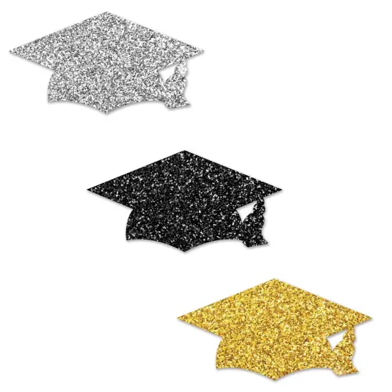 Graduation Deluxe Sparkle Confetti, (Pack Of 12) {1}