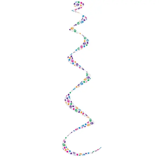 Printed Easter Egg Twirly Whirlys (Pack of 6) {1}