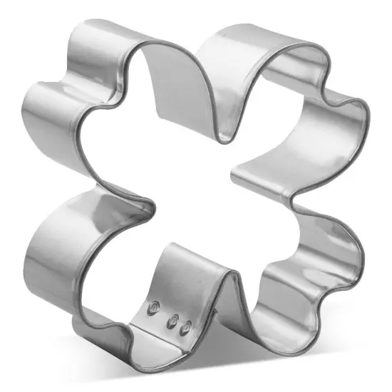 Four Leaf Clover Cookie Cutter 2.75 in, CookieCutter.com, Tin Plated Steel, Handmade in the USA {1}