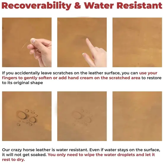 4"x50" (10.2x127cm) ELW 5-6 oz (2-2.4mm) 72" Length, Straps, Belts, Strips Full Grain Leather Crazy Horse Belt Medium DIY Craft, Pet Collars, Blanks, Accessory, Jewelry, Wrapping Tobacco Brown {4}