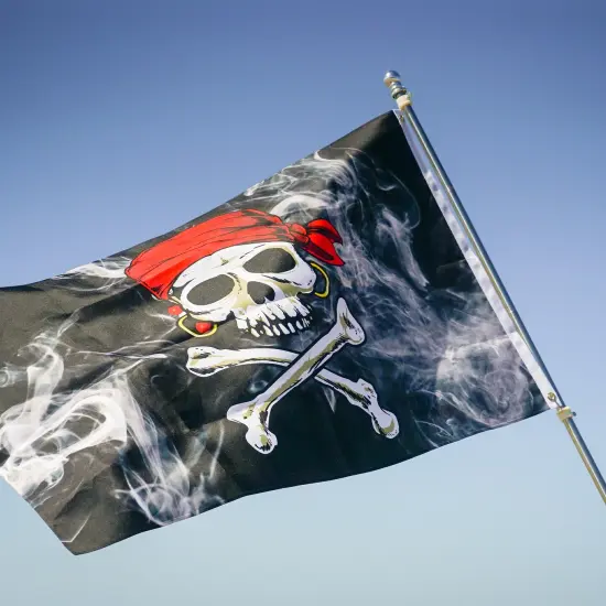 In the Breeze 6-foot 5-Section Grommet Flag Pole and Bracket, Flag Accessory, 3709 {2}